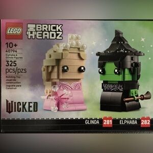 LEGO 40794 Brickheadz Wicked Elphaba & Glinda Figures New in box